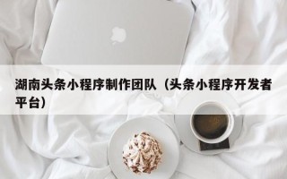 东明湖南头条小程序制作团队（头条小程序开发者平台）
